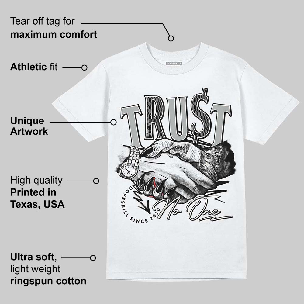 Off Noir 3s DopeSkill T-Shirt Trust No One Graphic