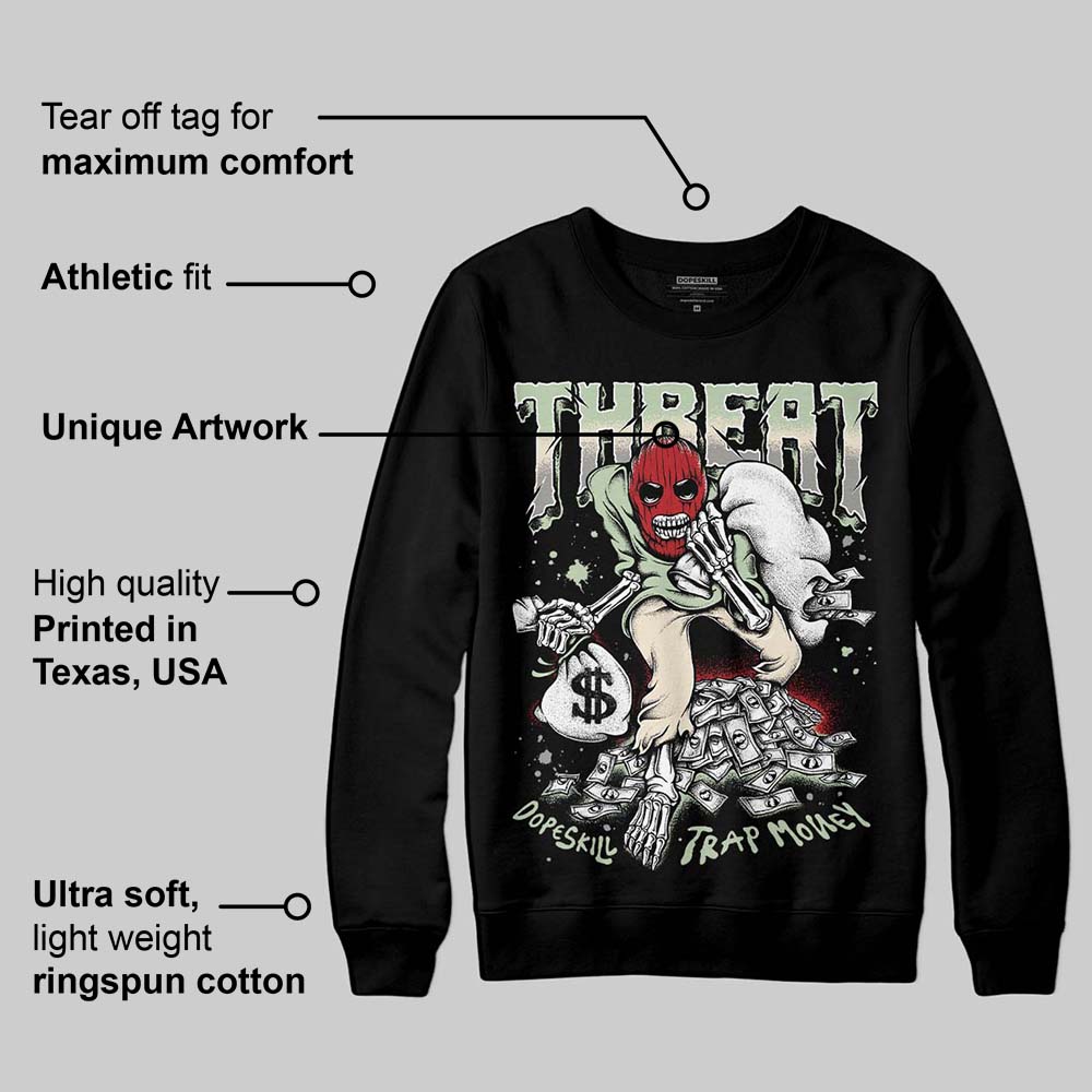 Seafoam 4s 2025 DopeSkill Sweatshirt Threat Graphic