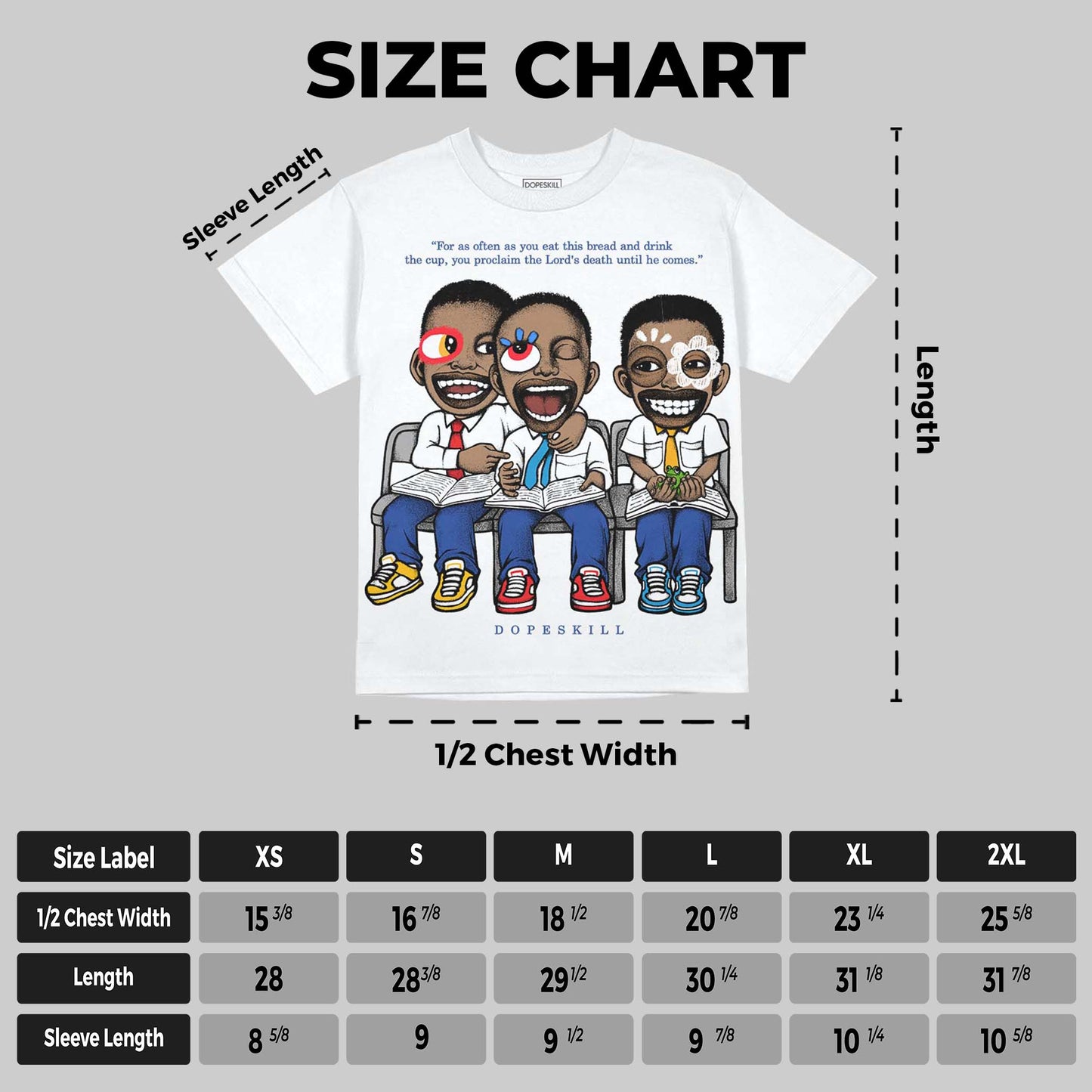 Royal Blue Collection DopeSkill Oversize Print T-Shirt First Sunday Graphic