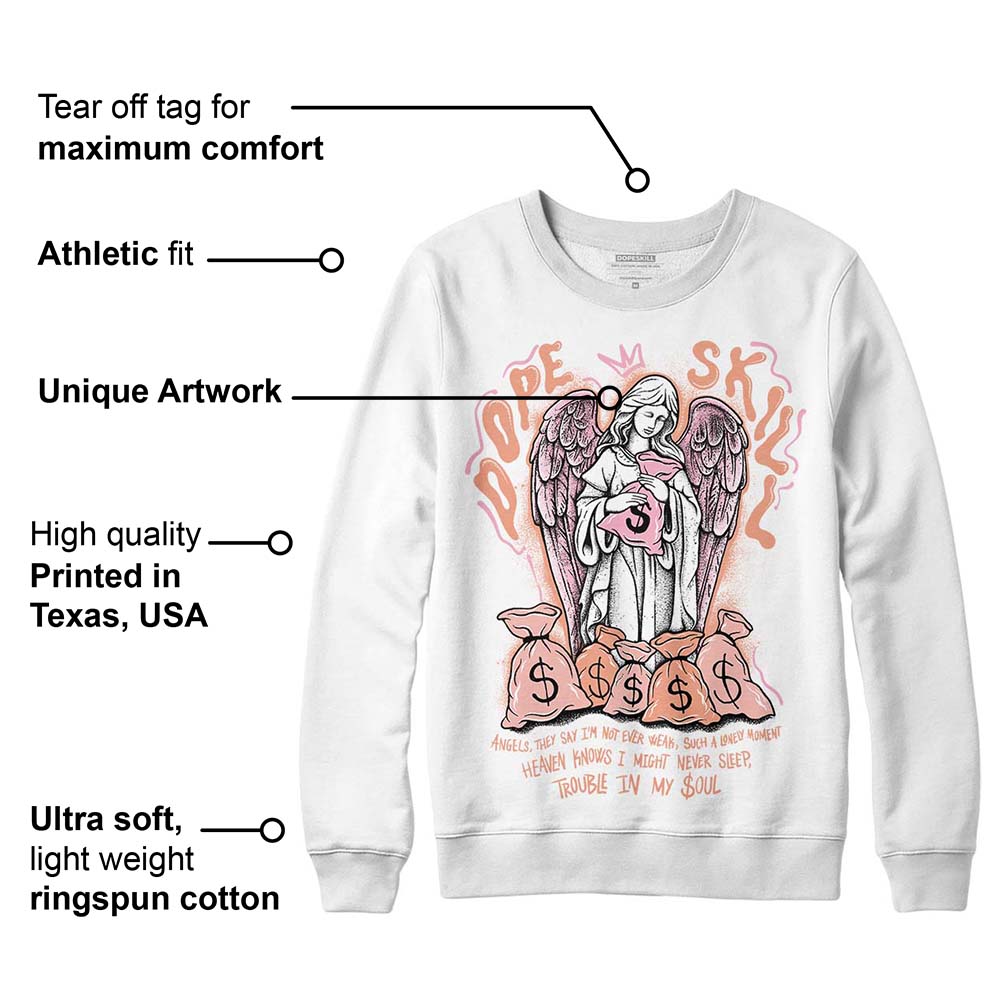 Legend Pink 11s DopeSkill Sweatshirt Angels Graphic