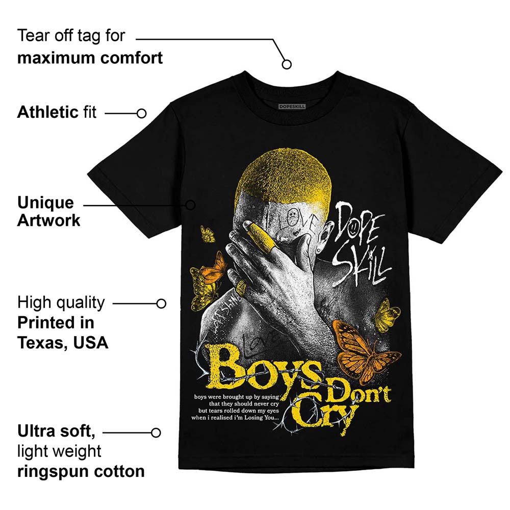 Yellow Ochre 6s DopeSkill T-Shirt Boys Don't Cry Graphic