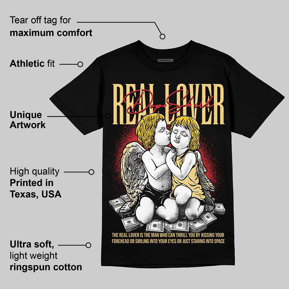Quai 54 x Tour Yellow Black 1s DopeSkill T-Shirt Real Lover Graphic