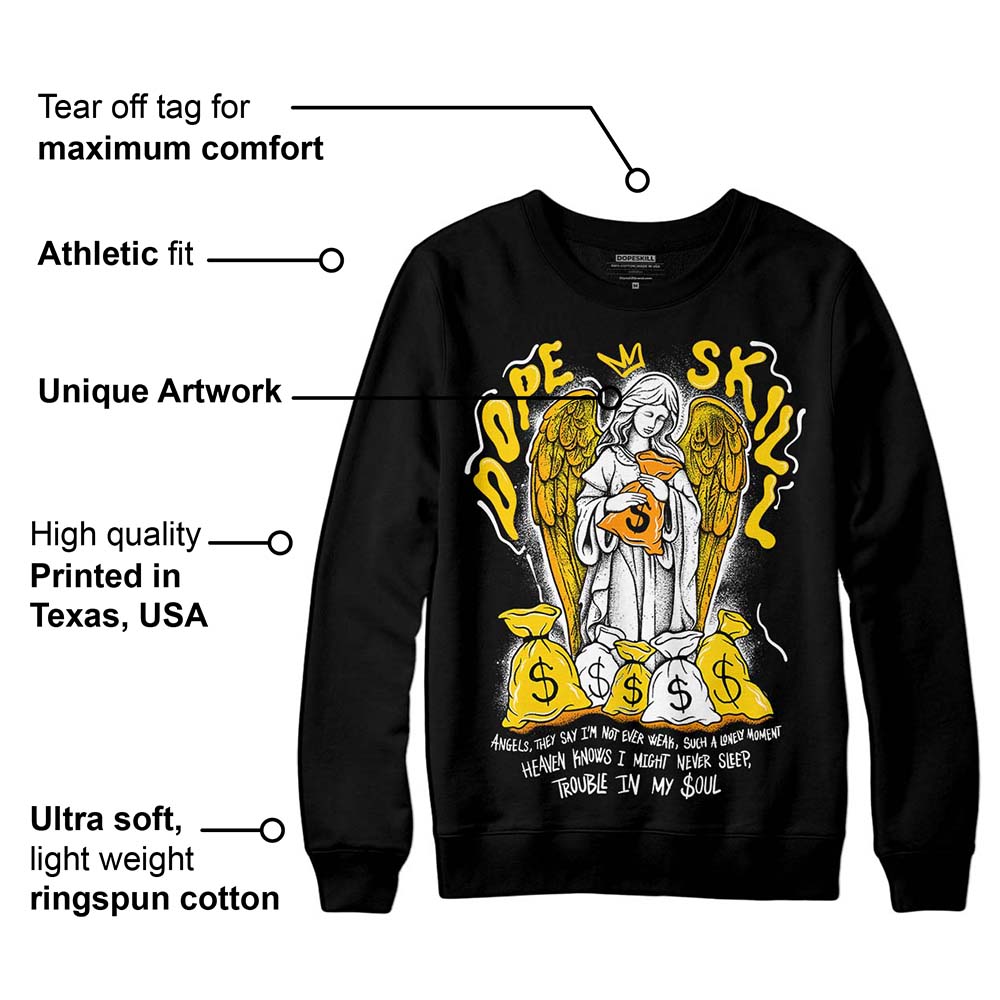 Yellow Ochre 6s DopeSkill Sweatshirt Angels Graphic