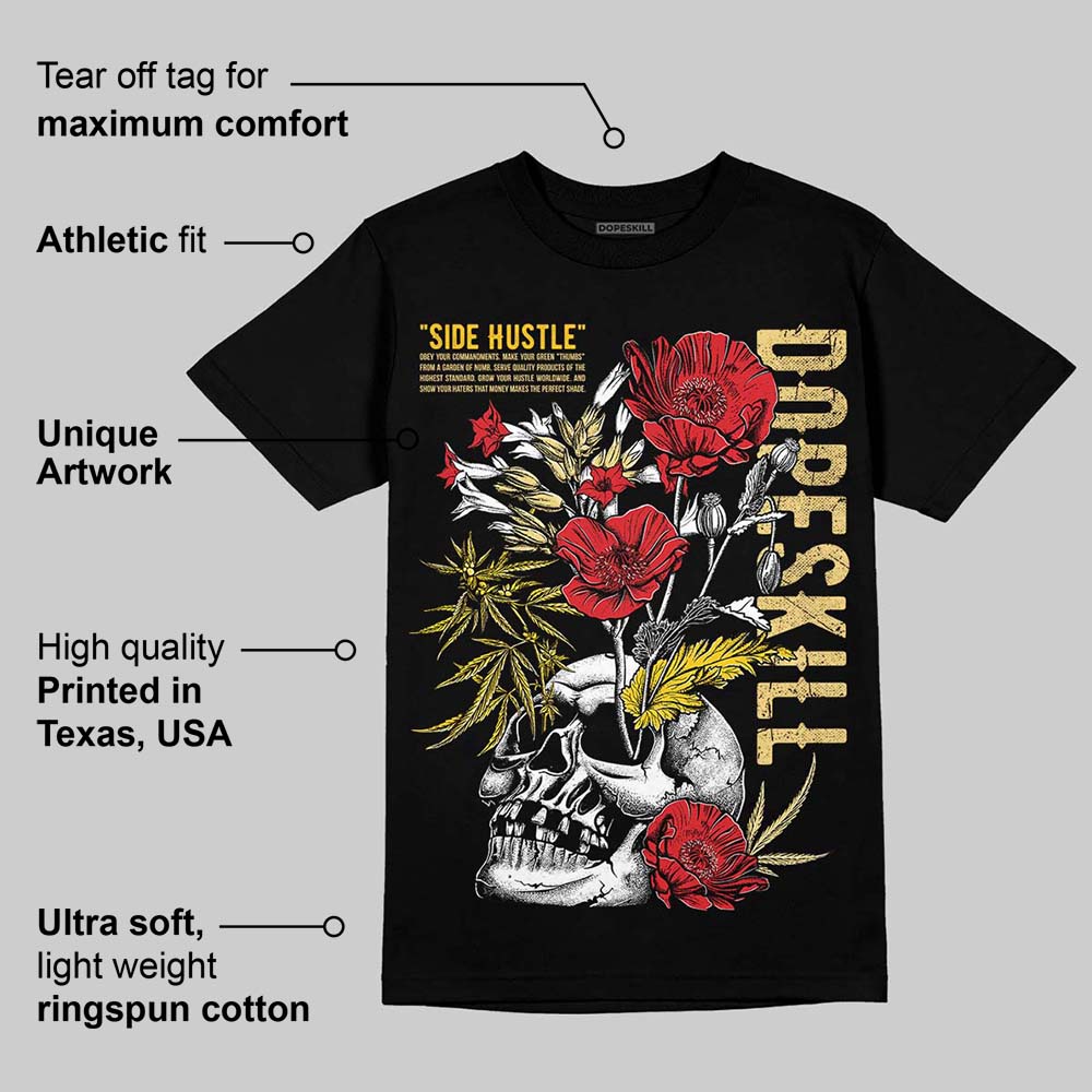 Quai 54 x Tour Yellow Black 1s DopeSkill T-Shirt Side Hustle Graphic