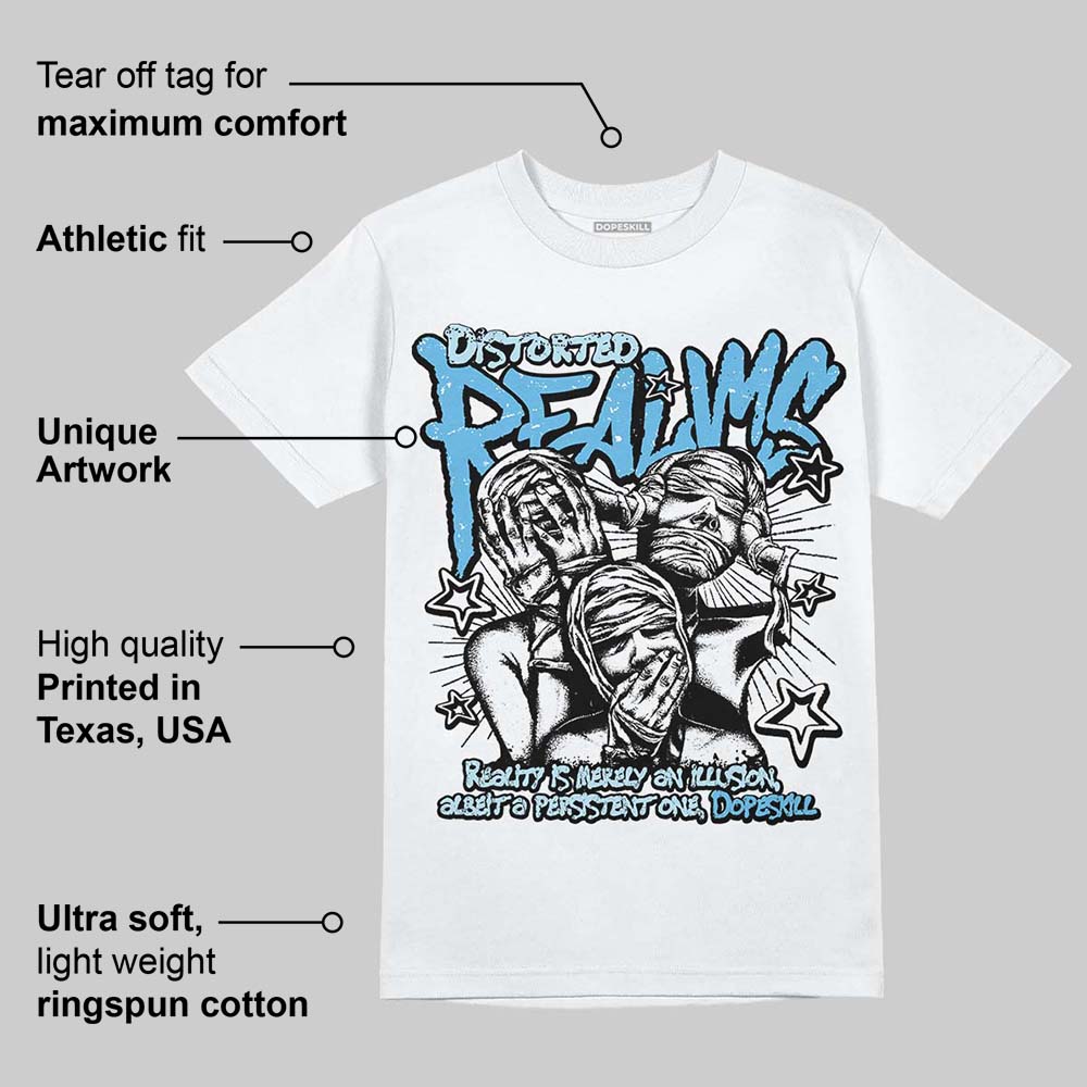 Legend Blue 11s DopeSkill T-Shirt Distorted Realms Graphic