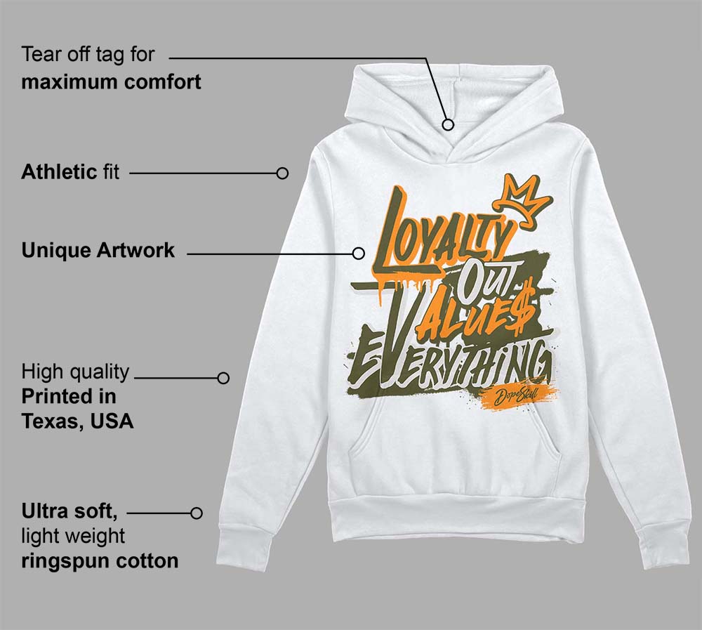 Olive 5s DopeSkill Hoodie Sweatshirt LOVE Graphic