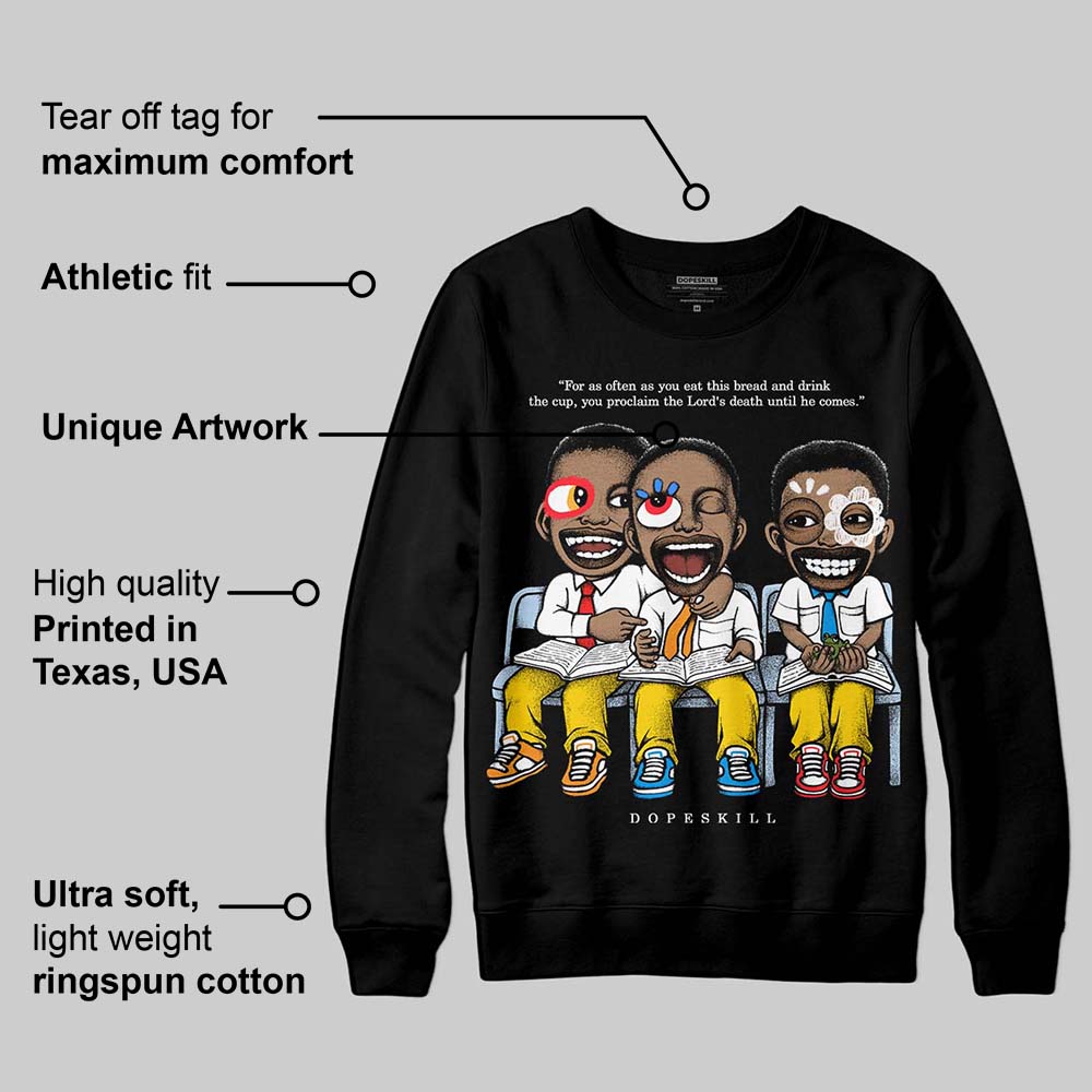 Yellow Ochre 6s DopeSkill Sweatshirt First Sunday Graphic
