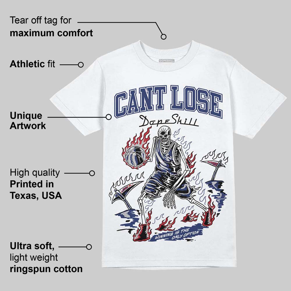 Rare Air Deep Royal Blue 1s DopeSkill T-Shirt Cant Lose Graphic