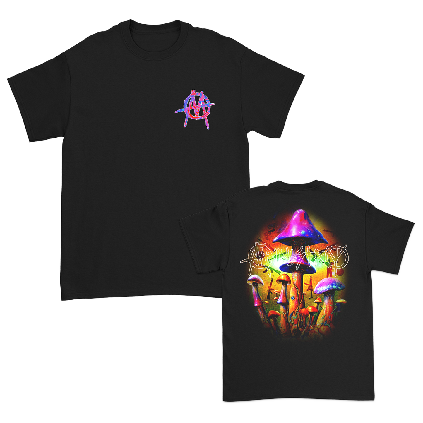 HOPIUM Mushroom T-Shirt (Black)
