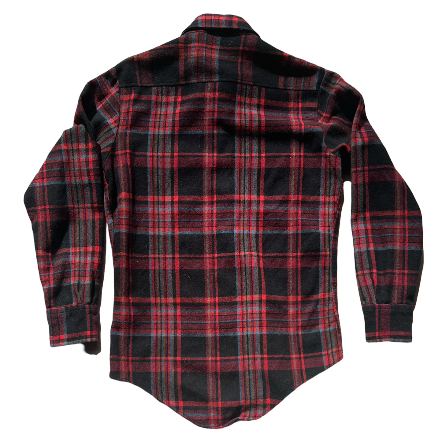 Vintage 70's Plaid Wool Shirt (S)