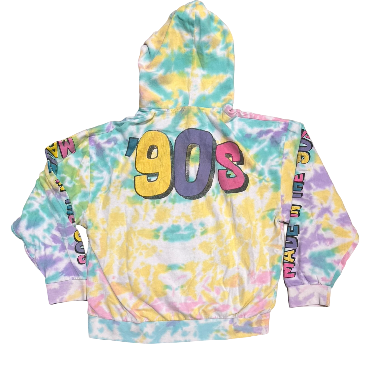 Nickelodeon Character "From the 90's" Tie Dye Hoodie (L/XL)