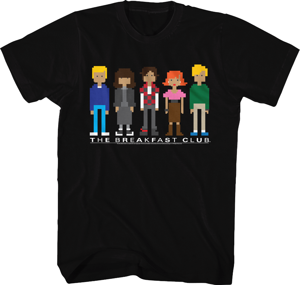 Pixels Breakfast Club T-Shirt