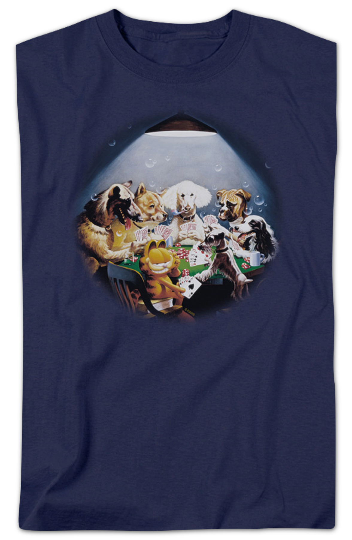 Playing Poker Garfield T-Shirt
