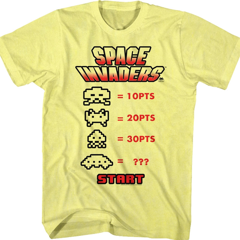 Points Space Invaders T-Shirt