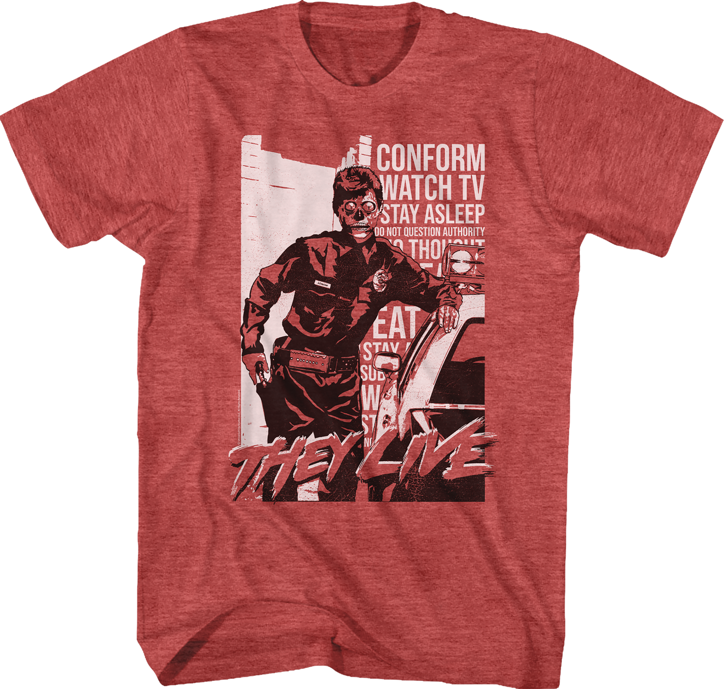 Police Propaganda They Live T-Shirt