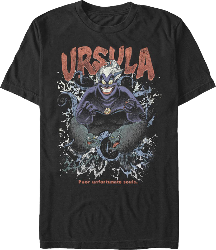 Poor Unfortunate Souls Little Mermaid T-Shirt