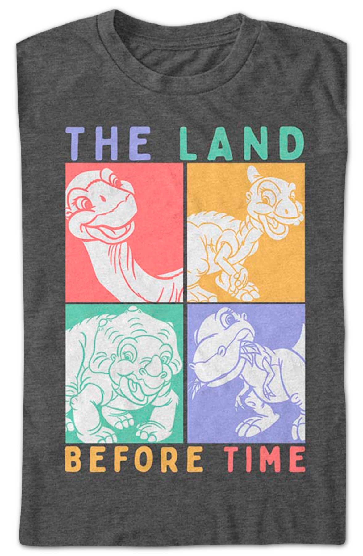 Pop Art Dinosaurs Land Before Time T-Shirt
