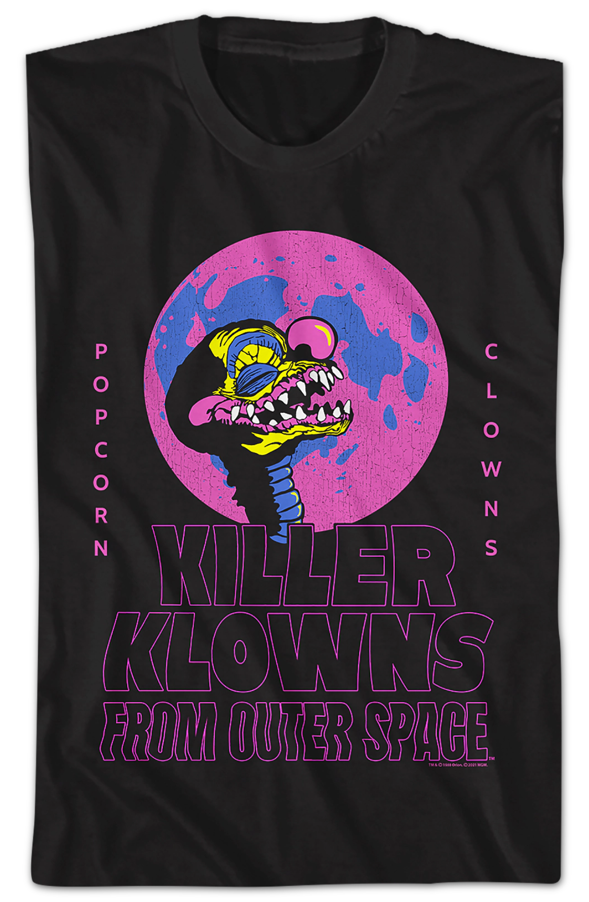 Popcorn Clowns Killer Klowns From Outer Space T-Shirt