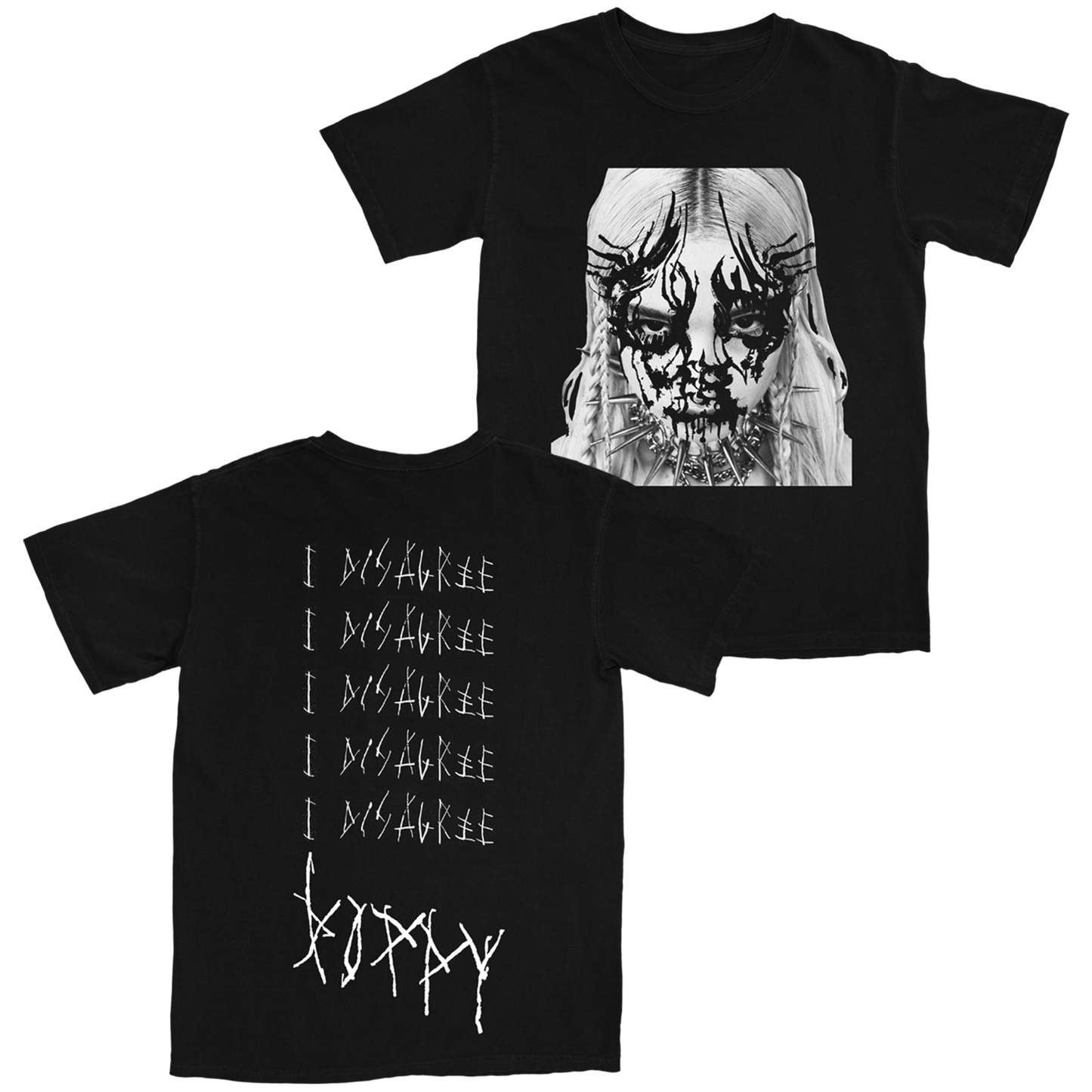 'I Disagree' Album Artwork T-Shirt (Black)