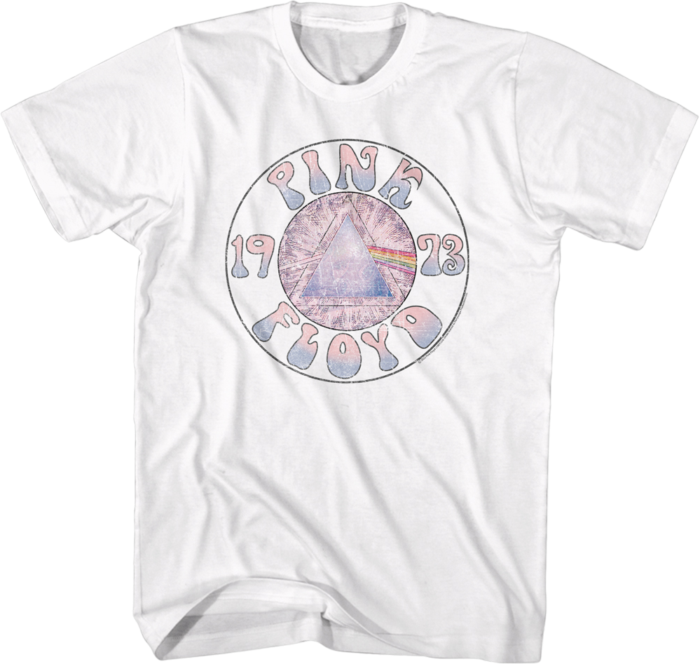 Dark Side of the Moon Prism Circle Pink Floyd T-Shirt