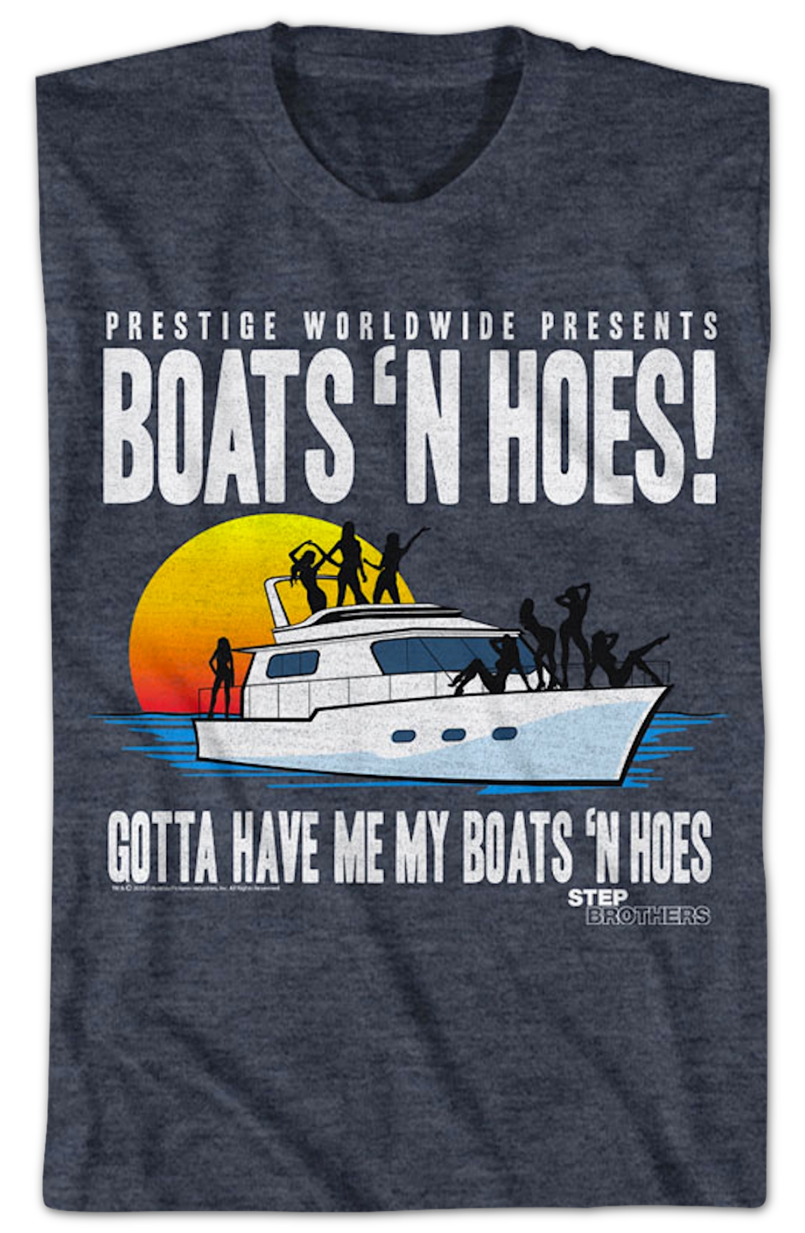 Retro Boats 'N Hoes Step Brothers T-Shirt Style001