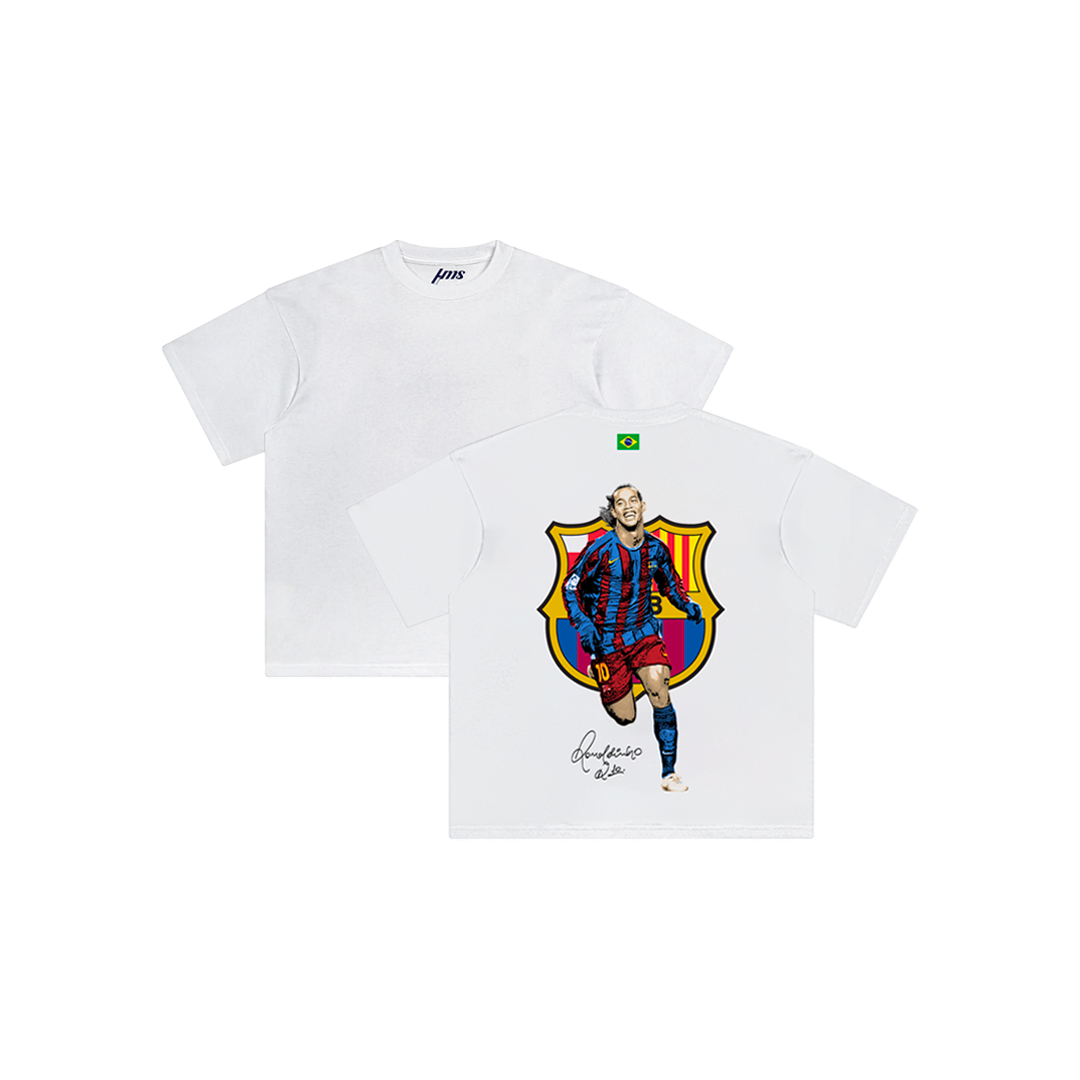 Ronaldinho Barcelona Tee Style001