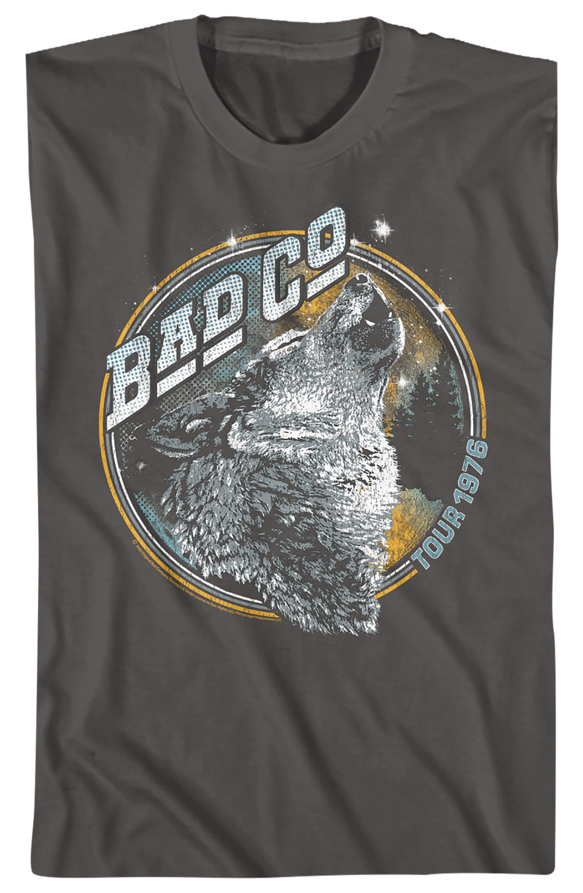 Run With The Pack 1976 Tour Bad Company T-Shirt