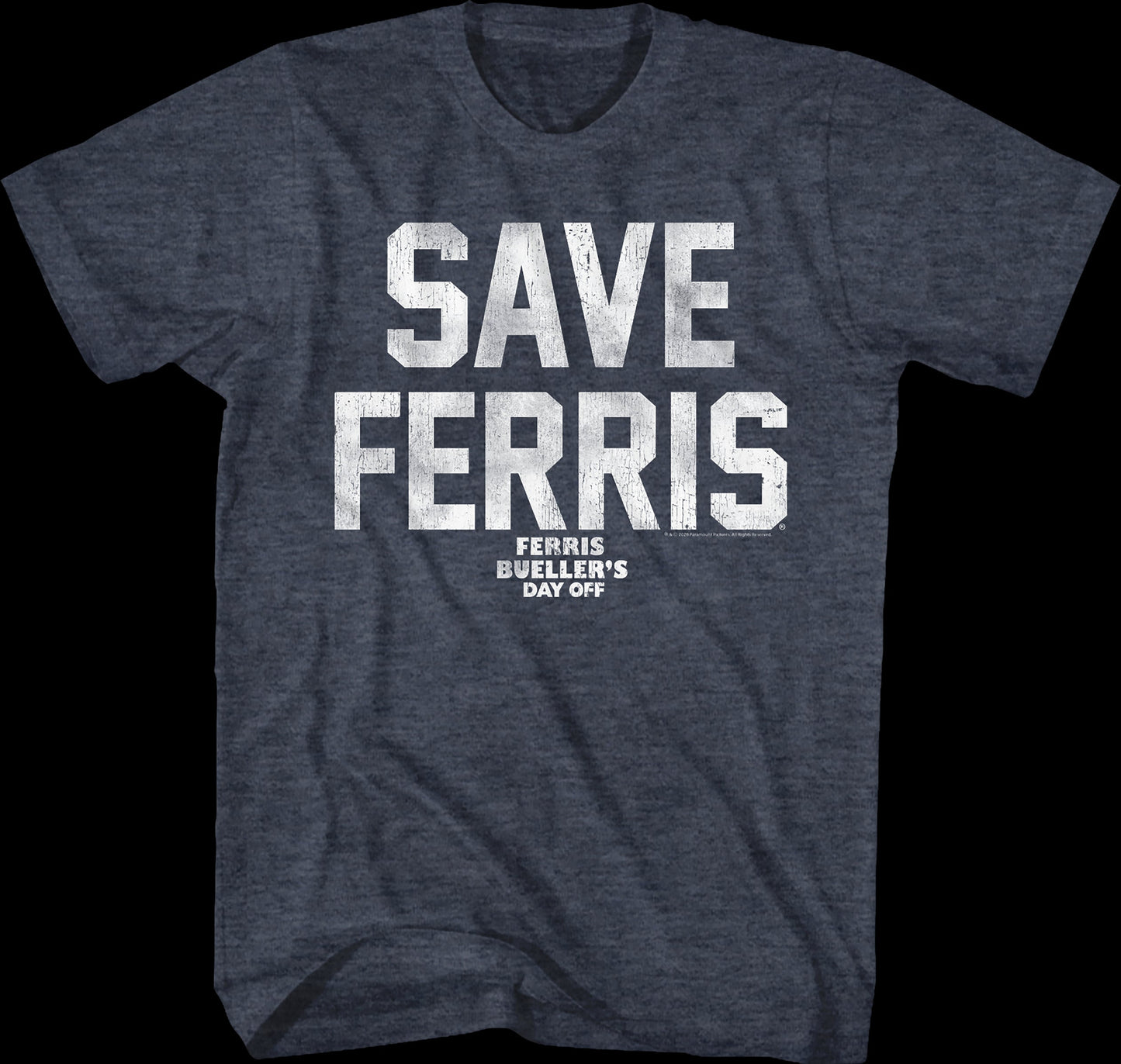 Save Ferris Vintage Blue Design Ferris Bueller's Day Off T-Shirt