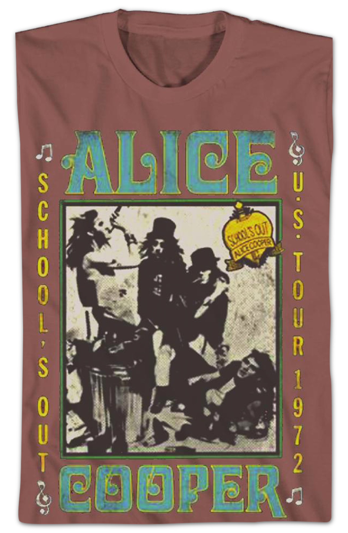 School's Out US Tour 1972 Alice Cooper T-Shirt