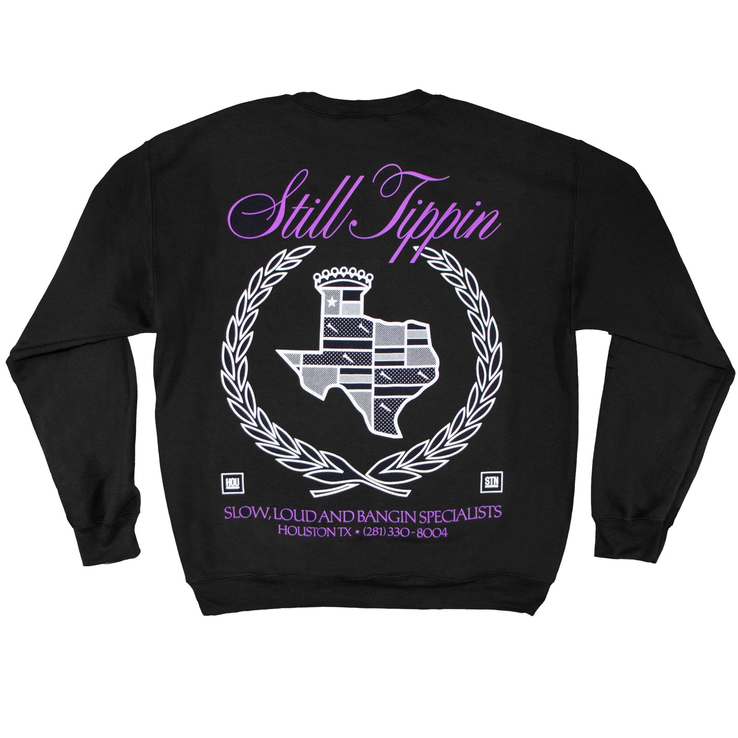Still Tippin "El Dorado" Crewneck SWEATSHIRT - Black