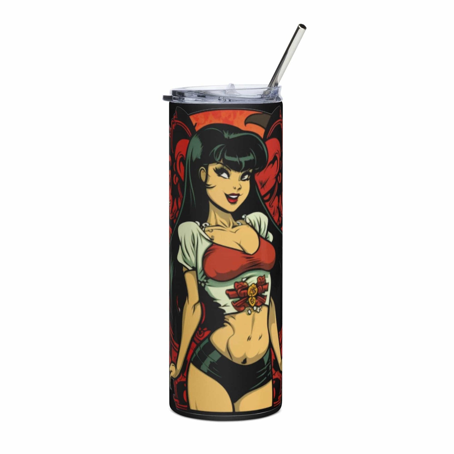 Vampi Bombshell Pin Up 20oz Stainless Steel Tumbler