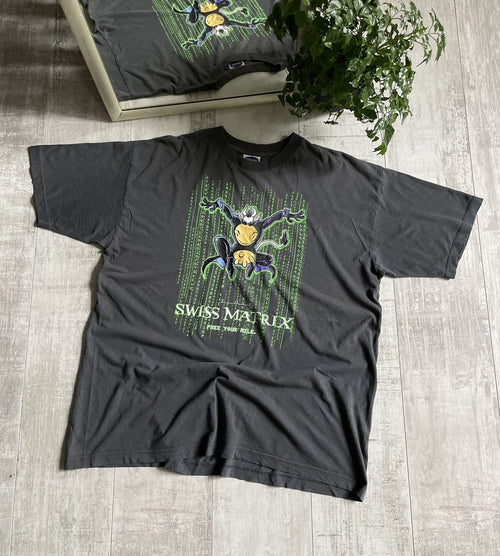 00 S Vintage Matrix Cow T Shirt Crazy Art Y2k Humor Rare Hoodie, Sweatshirt | FlexRushtees.com