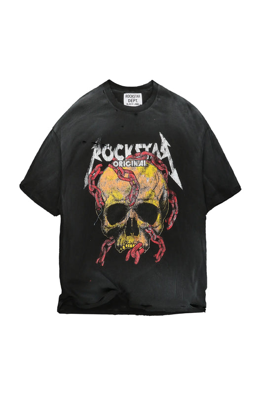 Clester Black Graphic T-Shirt