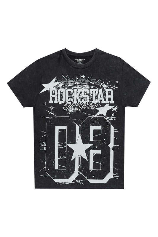 Boys Allstar Vintage Black Graphic T-Shirt