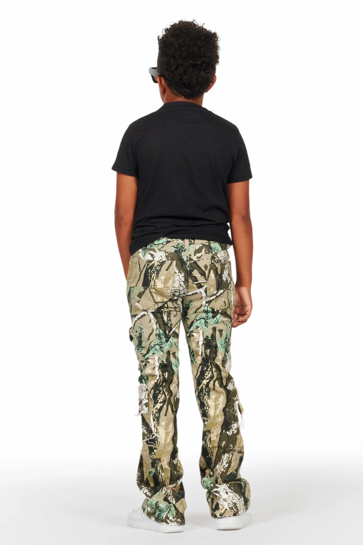 Boys Palmer Black/Yellow Graphic T-Shirt