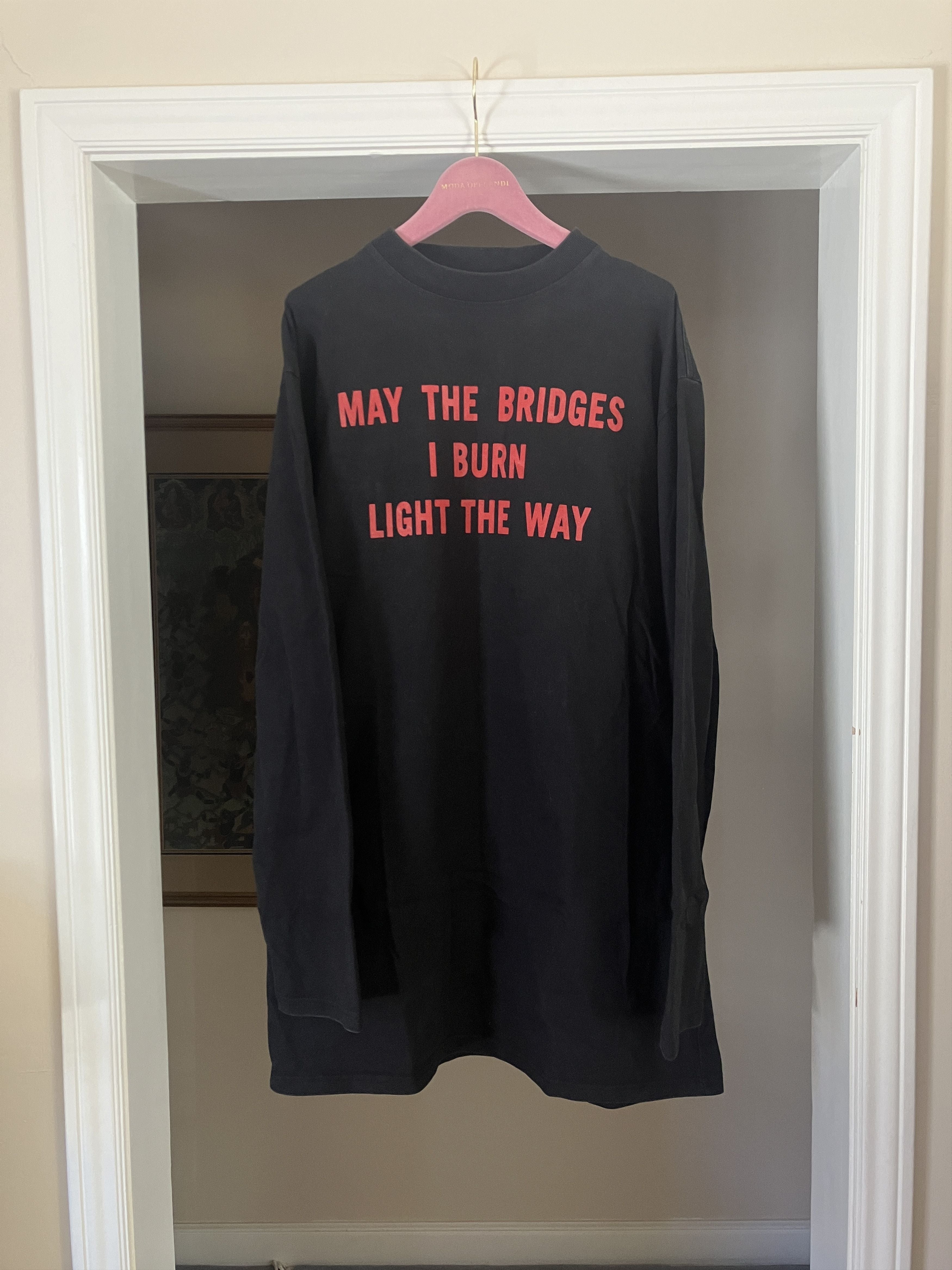 Vetements Fw16 17 May The Bridges Oversized Longsleeve Top