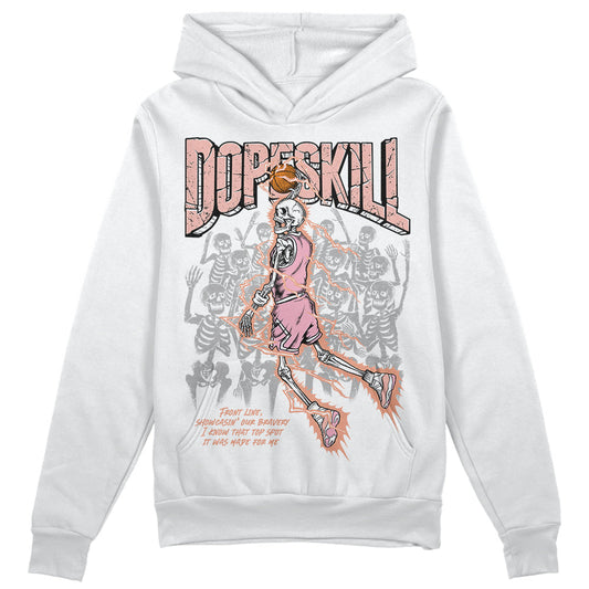Legend Pink 11s DopeSkill Hoodie Sweatshirt Thunder Dunk Graphic