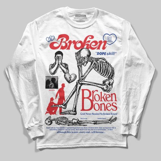 Seoul 2.0 3s DopeSkill Long Sleeve T-Shirt Broken Bones Graphic