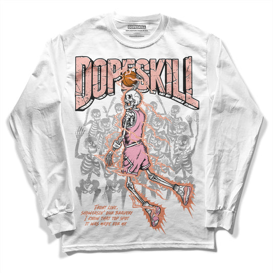 Legend Pink 11s DopeSkill Long Sleeve T-Shirt Thunder Dunk Graphic