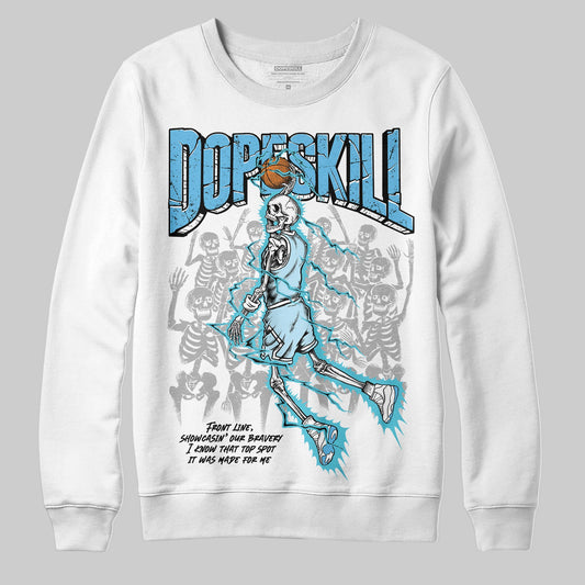 Legend Blue 11s DopeSkill Sweatshirt Thunder Dunk Graphic