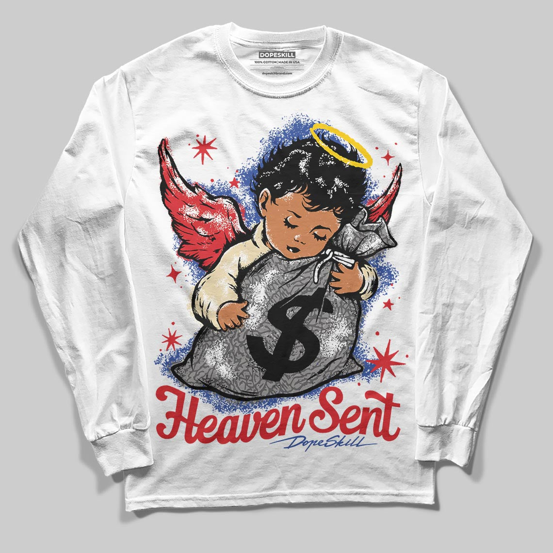 Seoul 2.0 3s DopeSkill Long Sleeve T-Shirt Heaven Sent Graphic