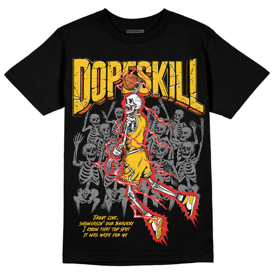 Yellow Collection DopeSkill T-Shirt Thunder Dunk Graphic