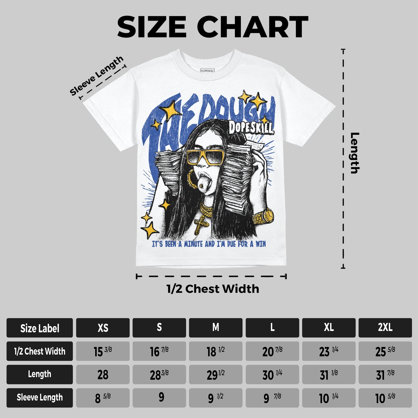 Royal Blue Collection DopeSkill Oversize Print T-Shirt The Dough Graphic