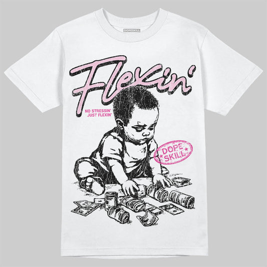 Triple Pink Dunk DopeSkill T-Shirt Flexin' Graphic