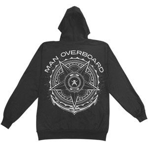 Crest Zippered Hooded Sweatshirt Style001