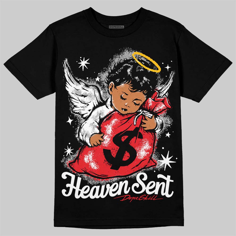 White Thunder 4s DopeSkill T-Shirt Heaven Sent Graphic
