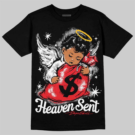 White Thunder 4s DopeSkill T-Shirt Heaven Sent Graphic