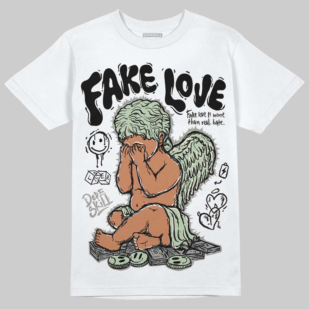 Seafoam 4s 2025 DopeSkill T-Shirt False Love Graphic
