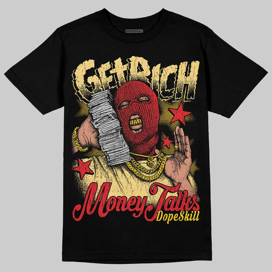 Quai 54 x Tour Yellow Black 1s DopeSkill T-Shirt Get Rich Graphic