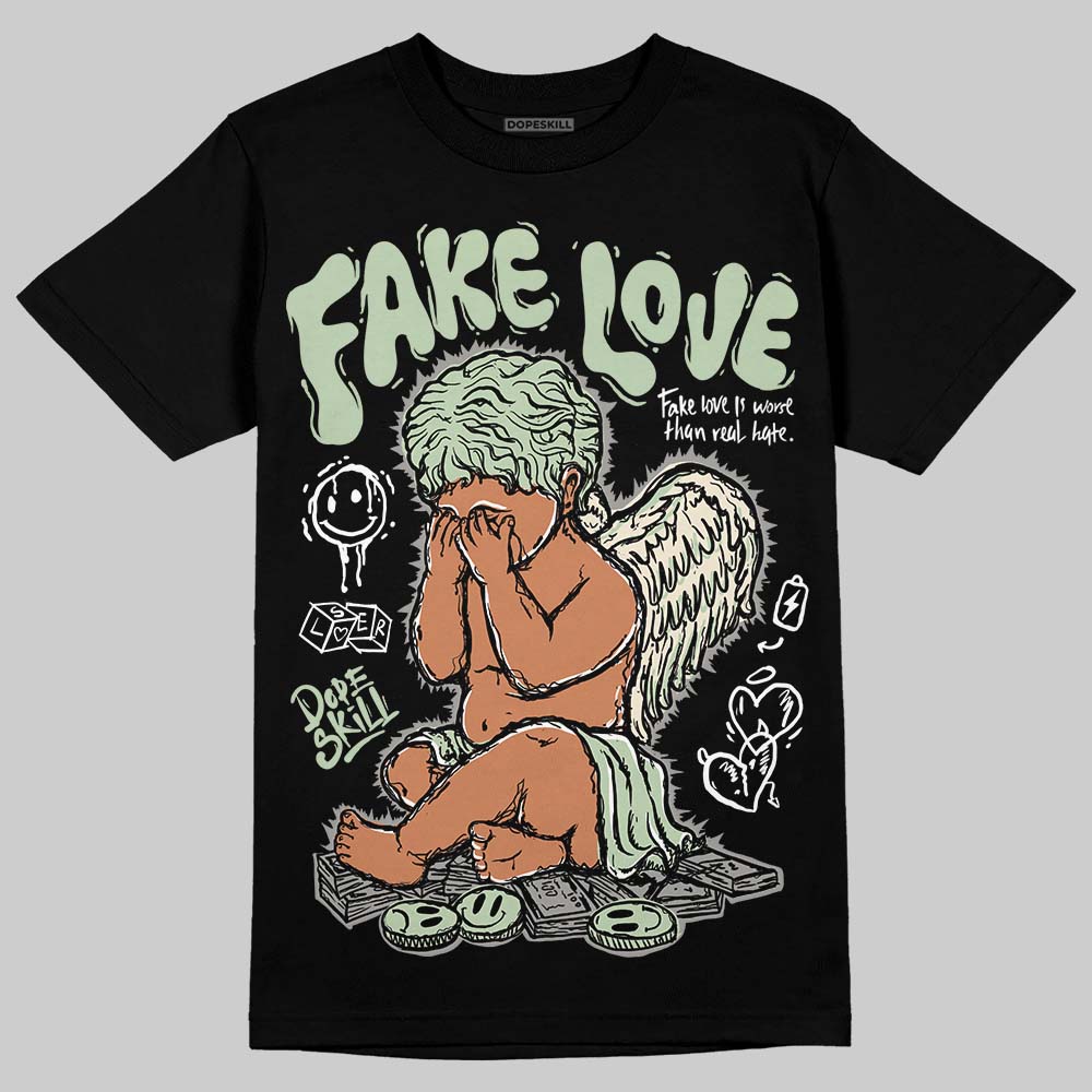 Seafoam 4s 2025 DopeSkill T-Shirt False Love Graphic